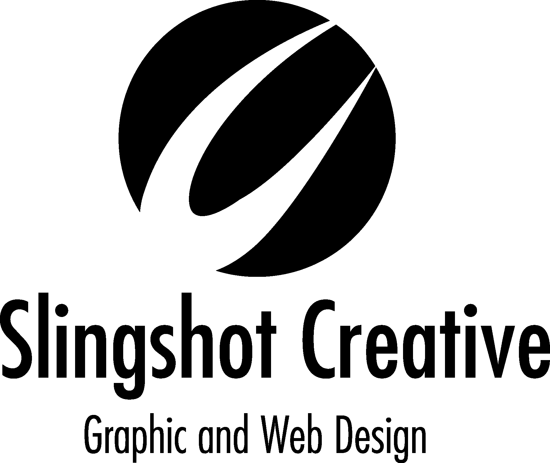 Slingshot Creative Black Logo Vector Logo